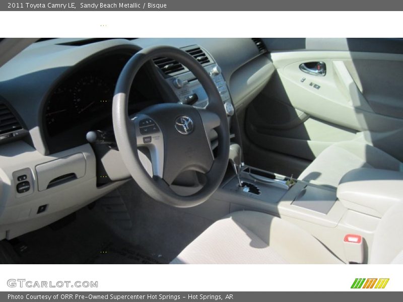 Sandy Beach Metallic / Bisque 2011 Toyota Camry LE