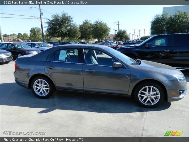 Sterling Grey Metallic / Charcoal Black 2012 Ford Fusion SEL