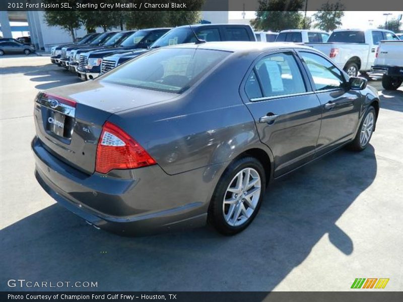 Sterling Grey Metallic / Charcoal Black 2012 Ford Fusion SEL