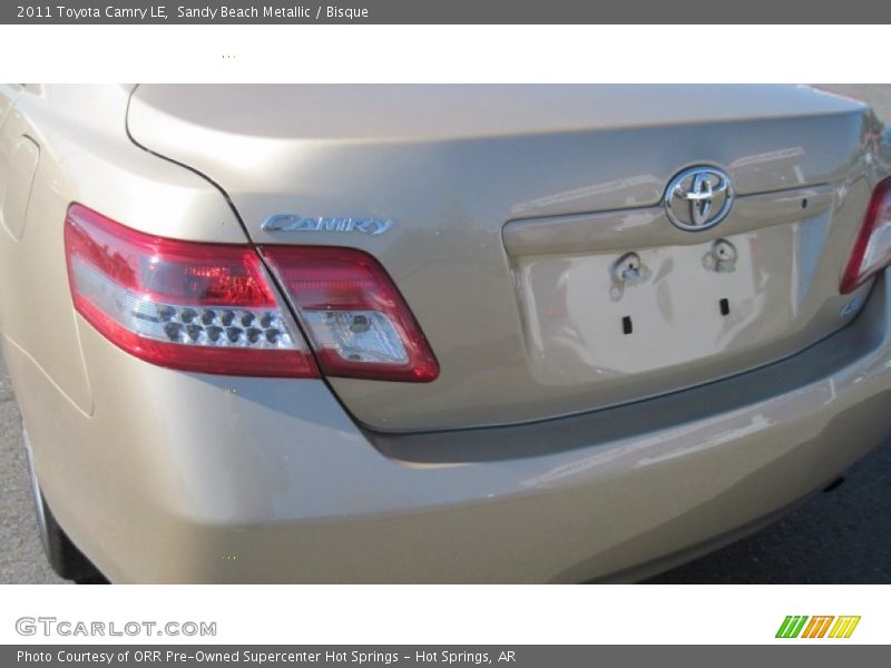 Sandy Beach Metallic / Bisque 2011 Toyota Camry LE
