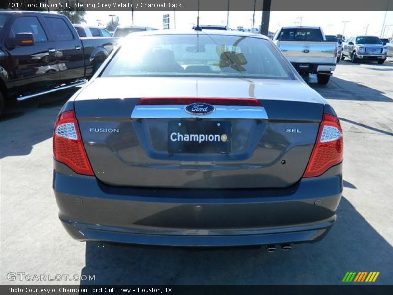 Sterling Grey Metallic / Charcoal Black 2012 Ford Fusion SEL