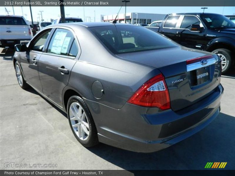 Sterling Grey Metallic / Charcoal Black 2012 Ford Fusion SEL
