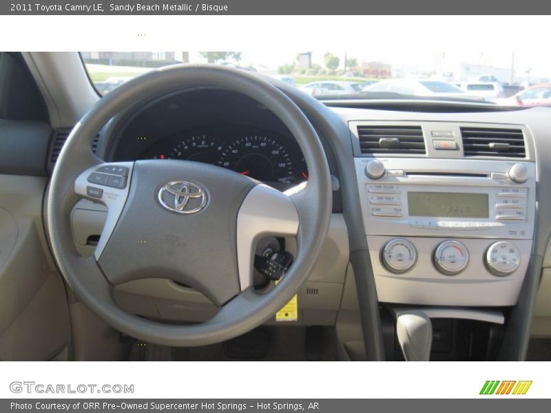 Sandy Beach Metallic / Bisque 2011 Toyota Camry LE
