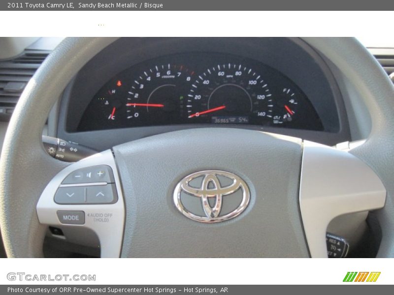 Sandy Beach Metallic / Bisque 2011 Toyota Camry LE