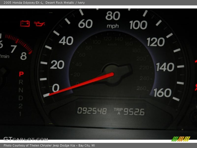 Desert Rock Metallic / Ivory 2005 Honda Odyssey EX-L