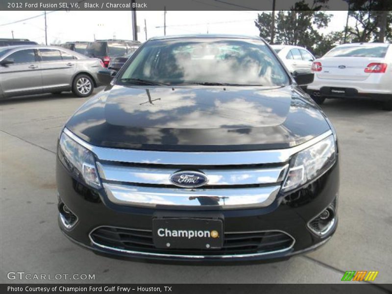 Black / Charcoal Black 2012 Ford Fusion SEL V6