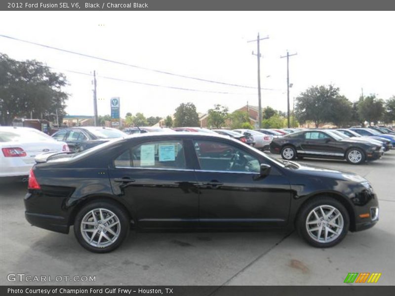 Black / Charcoal Black 2012 Ford Fusion SEL V6