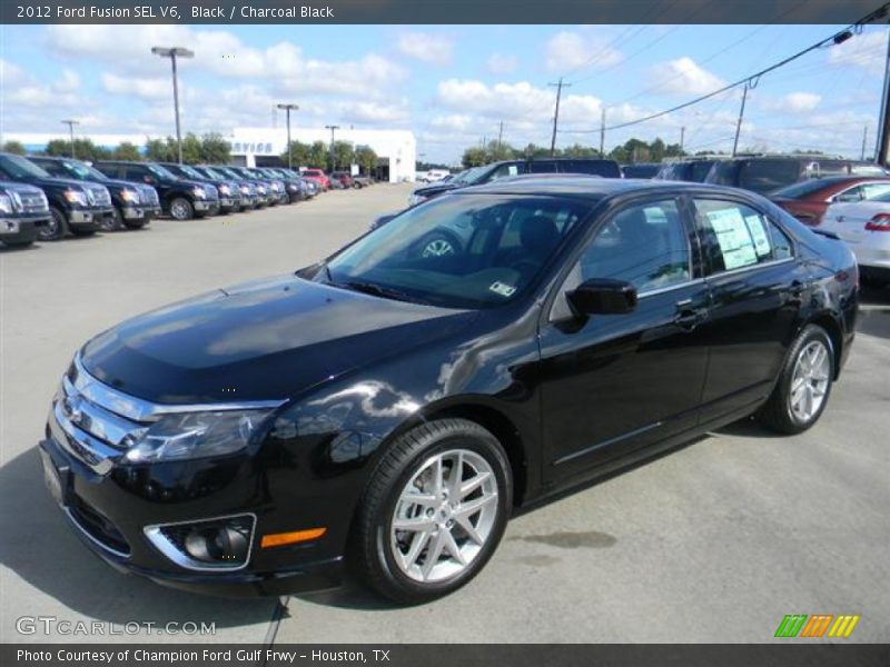 Black / Charcoal Black 2012 Ford Fusion SEL V6