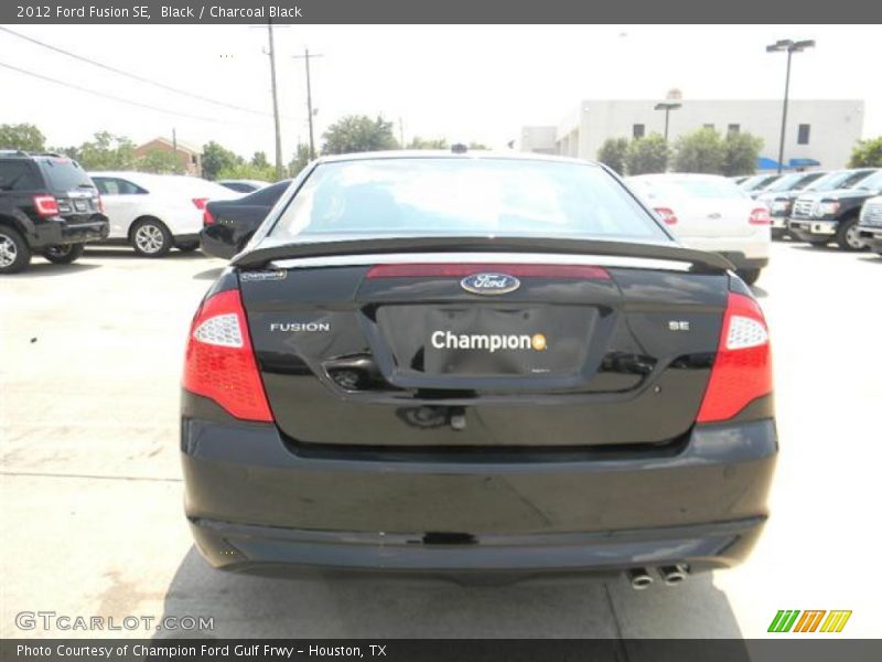 Black / Charcoal Black 2012 Ford Fusion SE