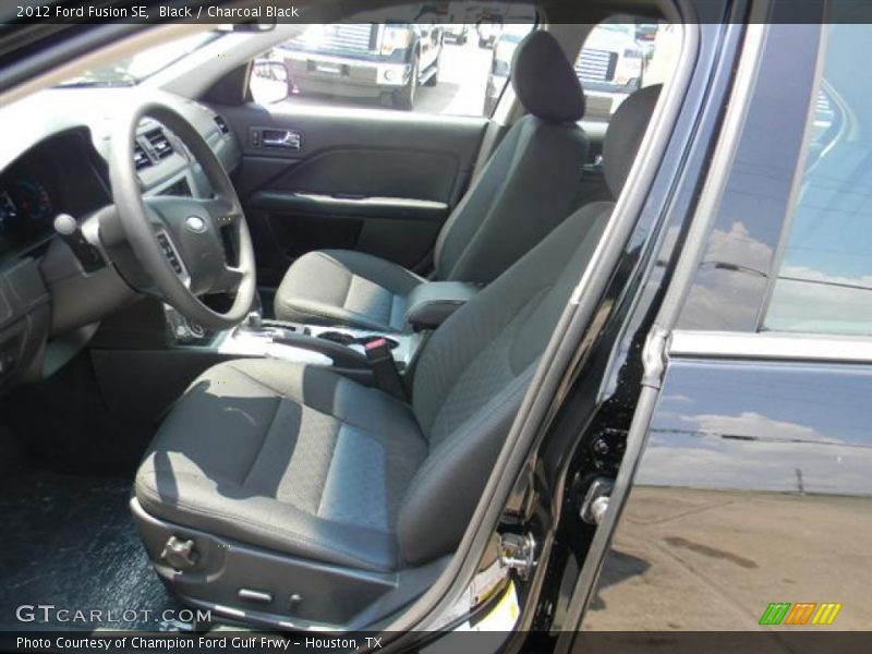 Black / Charcoal Black 2012 Ford Fusion SE