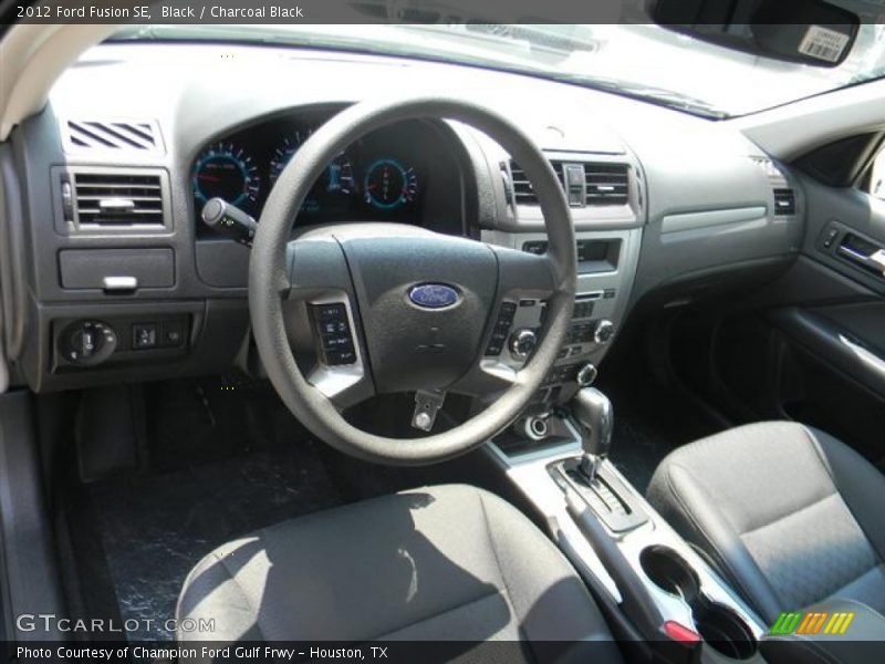 Black / Charcoal Black 2012 Ford Fusion SE