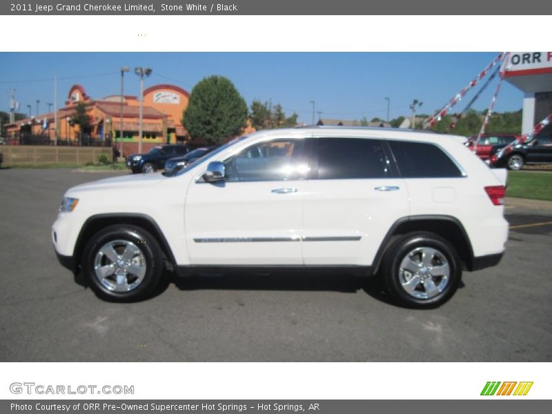 Stone White / Black 2011 Jeep Grand Cherokee Limited