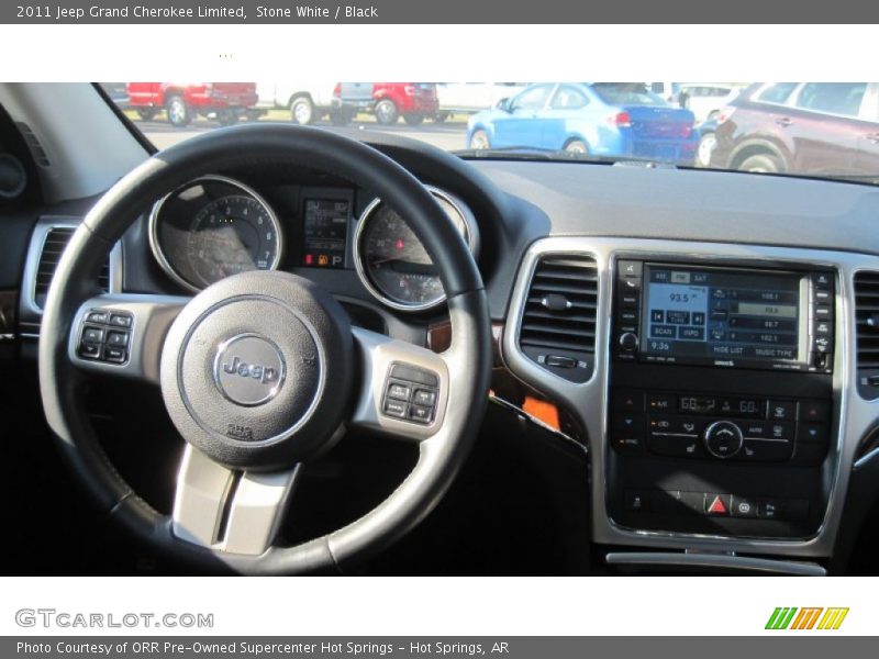 Stone White / Black 2011 Jeep Grand Cherokee Limited