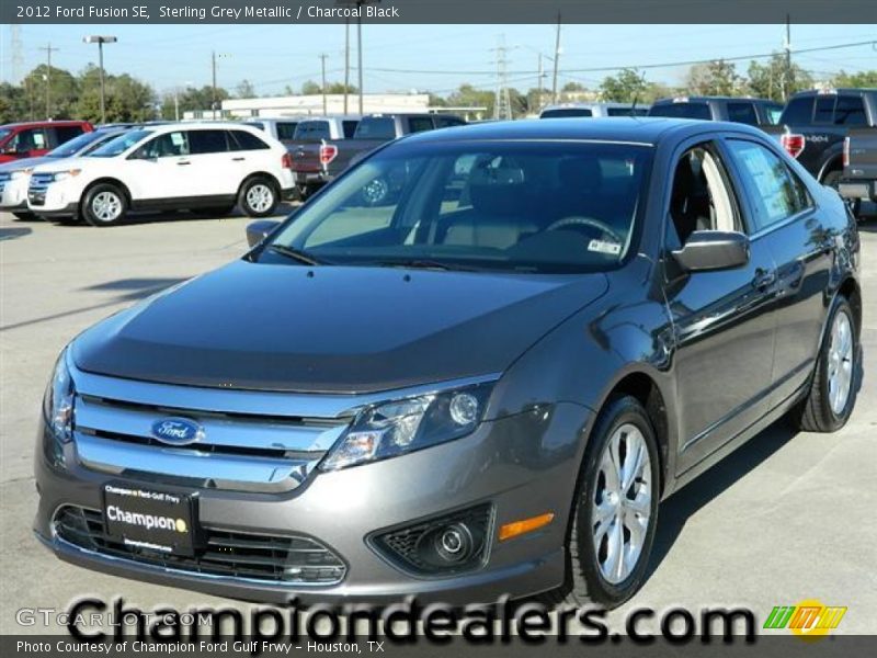 Sterling Grey Metallic / Charcoal Black 2012 Ford Fusion SE