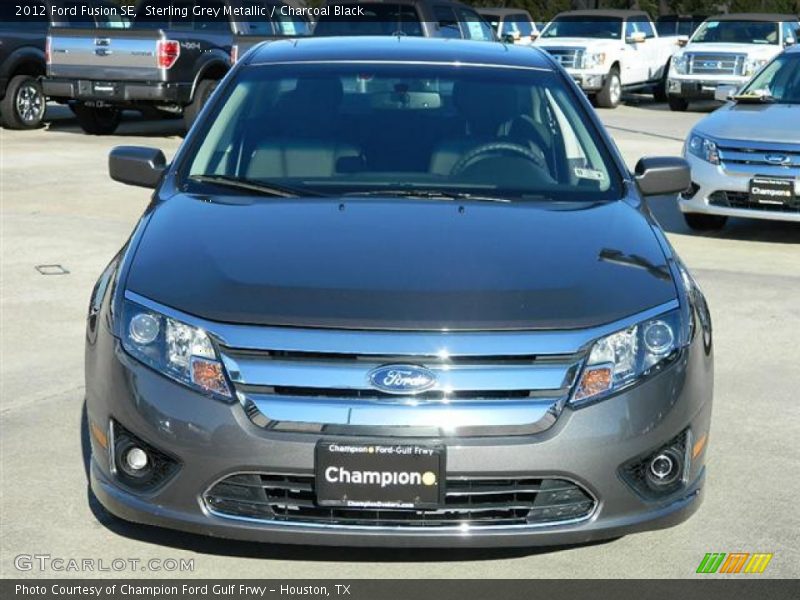 Sterling Grey Metallic / Charcoal Black 2012 Ford Fusion SE