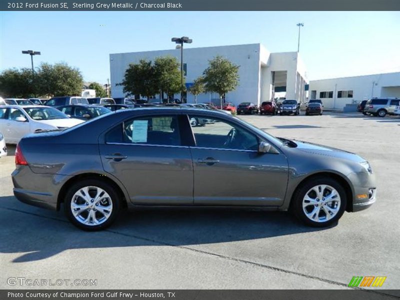 Sterling Grey Metallic / Charcoal Black 2012 Ford Fusion SE