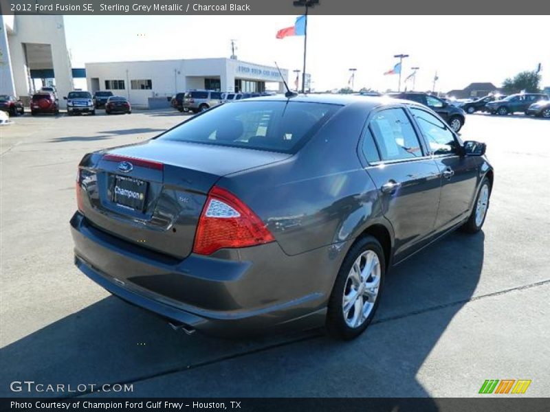 Sterling Grey Metallic / Charcoal Black 2012 Ford Fusion SE
