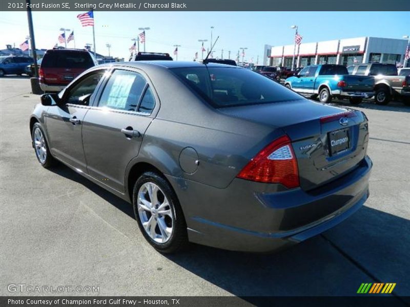 Sterling Grey Metallic / Charcoal Black 2012 Ford Fusion SE