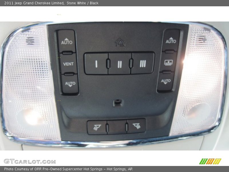 Stone White / Black 2011 Jeep Grand Cherokee Limited