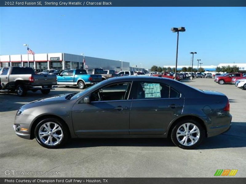 Sterling Grey Metallic / Charcoal Black 2012 Ford Fusion SE