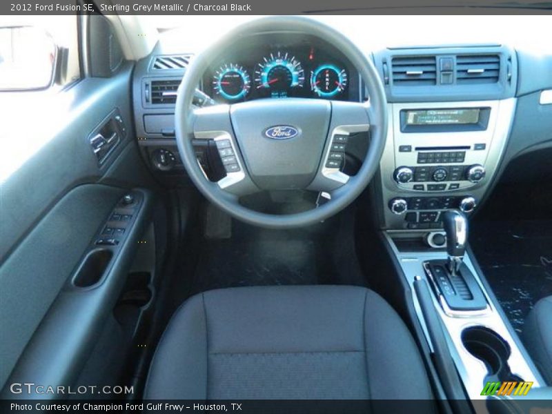 Sterling Grey Metallic / Charcoal Black 2012 Ford Fusion SE