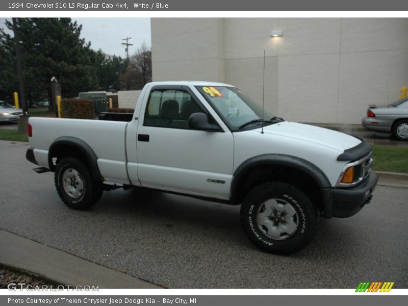  1994 S10 LS Regular Cab 4x4 White