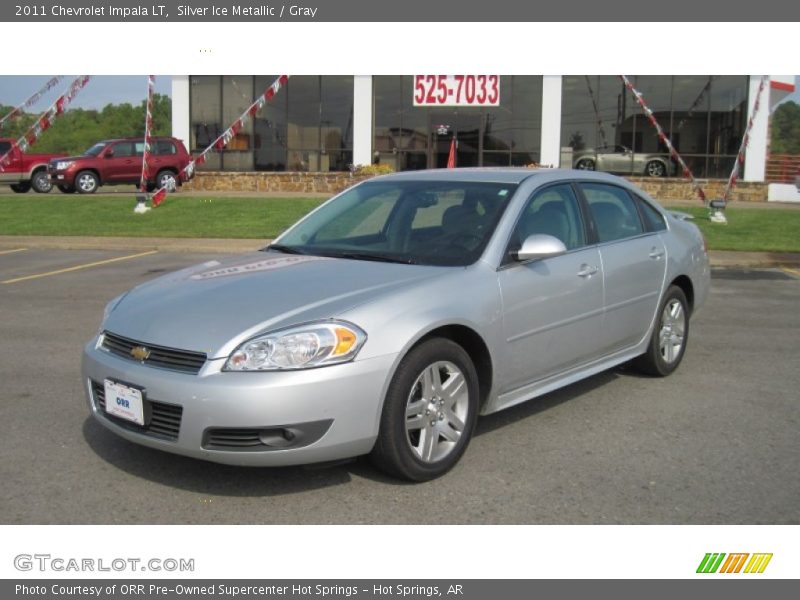 Silver Ice Metallic / Gray 2011 Chevrolet Impala LT