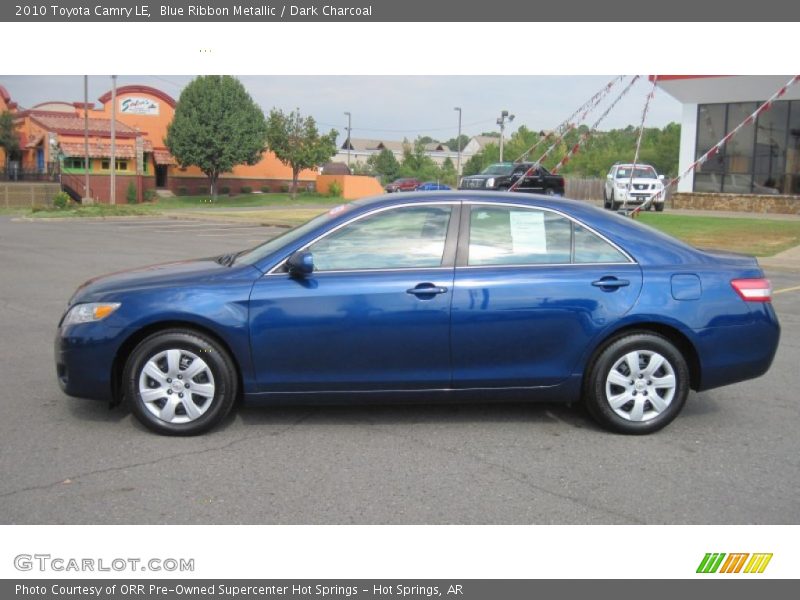 Blue Ribbon Metallic / Dark Charcoal 2010 Toyota Camry LE