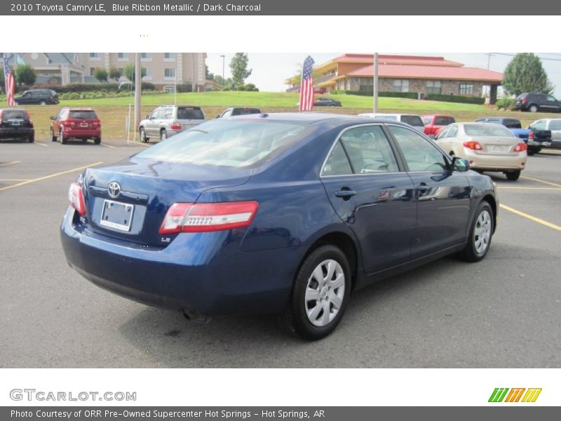 Blue Ribbon Metallic / Dark Charcoal 2010 Toyota Camry LE