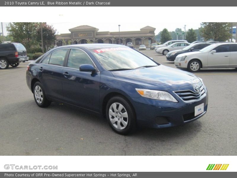 Blue Ribbon Metallic / Dark Charcoal 2010 Toyota Camry LE