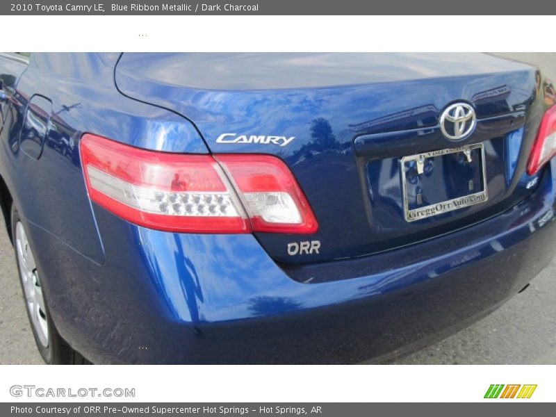 Blue Ribbon Metallic / Dark Charcoal 2010 Toyota Camry LE