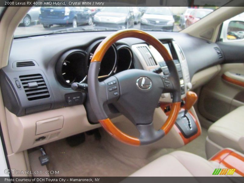 Crystal White / Ivory 2008 Lexus RX 400h AWD Hybrid