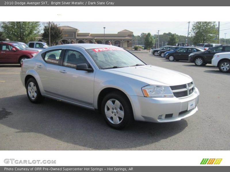 Bright Silver Metallic / Dark Slate Gray 2010 Dodge Avenger SXT