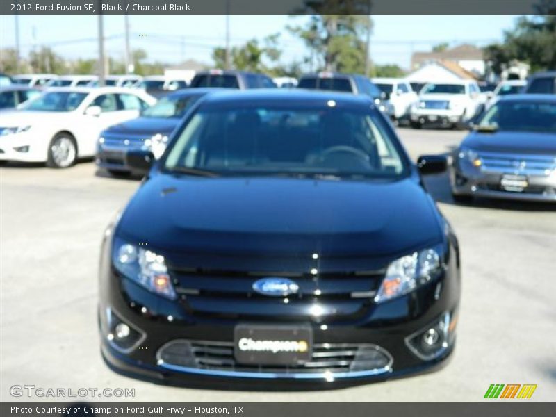 Black / Charcoal Black 2012 Ford Fusion SE