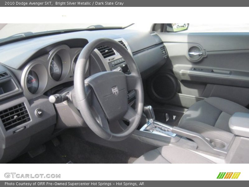 Bright Silver Metallic / Dark Slate Gray 2010 Dodge Avenger SXT