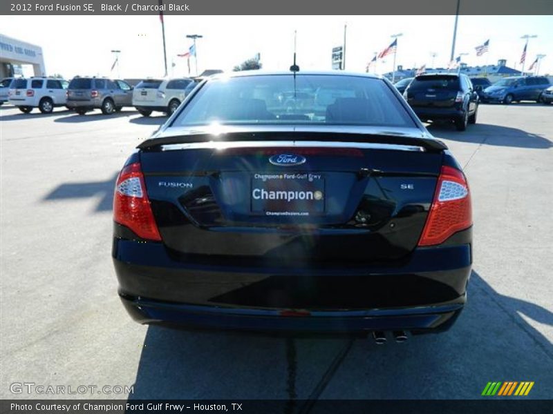 Black / Charcoal Black 2012 Ford Fusion SE