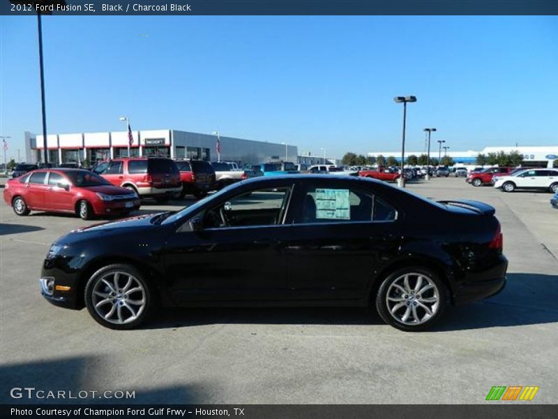 Black / Charcoal Black 2012 Ford Fusion SE