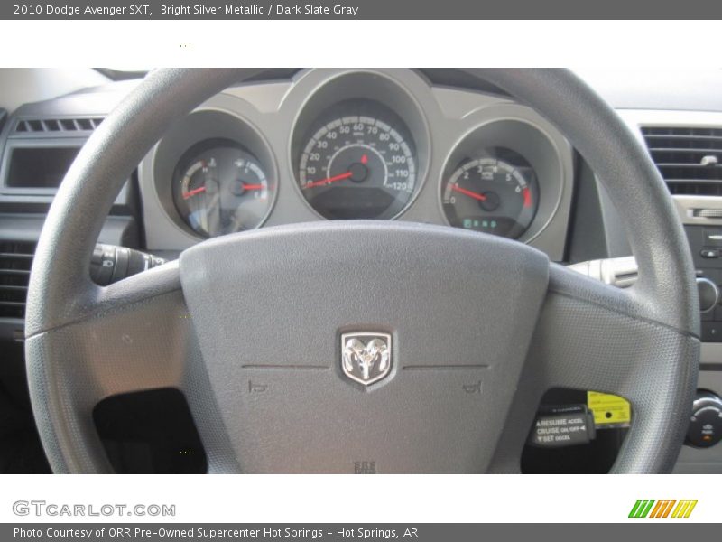Bright Silver Metallic / Dark Slate Gray 2010 Dodge Avenger SXT