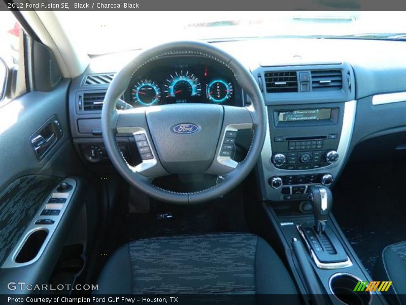Black / Charcoal Black 2012 Ford Fusion SE