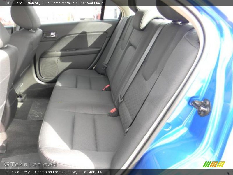 Blue Flame Metallic / Charcoal Black 2012 Ford Fusion SE