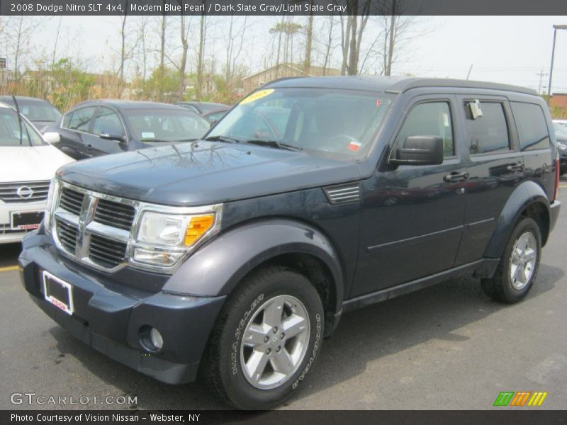 Modern Blue Pearl / Dark Slate Gray/Light Slate Gray 2008 Dodge Nitro SLT 4x4