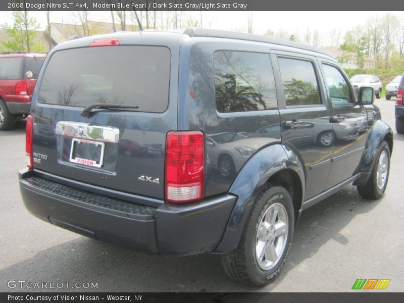 Modern Blue Pearl / Dark Slate Gray/Light Slate Gray 2008 Dodge Nitro SLT 4x4