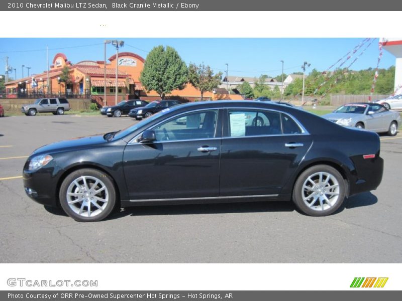 Black Granite Metallic / Ebony 2010 Chevrolet Malibu LTZ Sedan