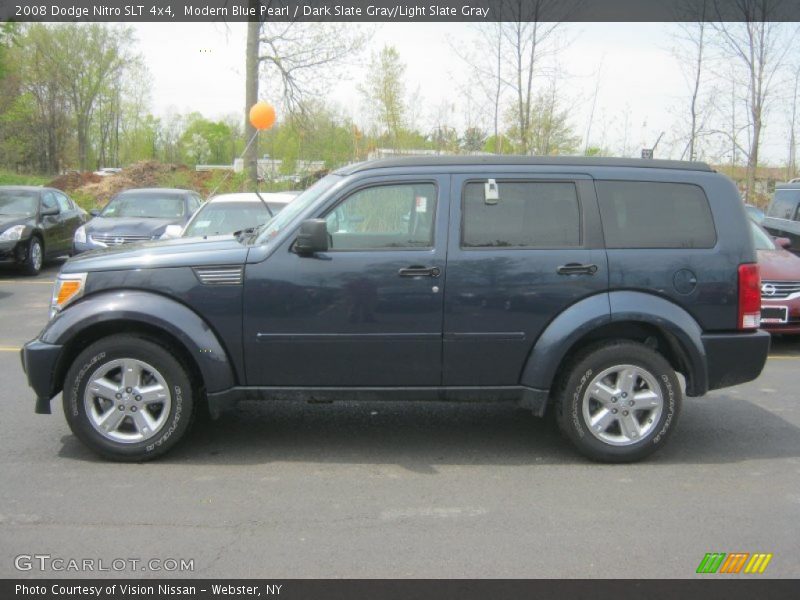 Modern Blue Pearl / Dark Slate Gray/Light Slate Gray 2008 Dodge Nitro SLT 4x4