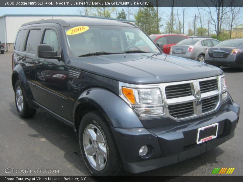 Modern Blue Pearl / Dark Slate Gray/Light Slate Gray 2008 Dodge Nitro SLT 4x4
