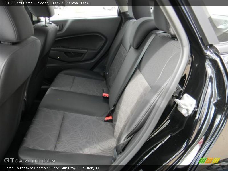 Black / Charcoal Black 2012 Ford Fiesta SE Sedan