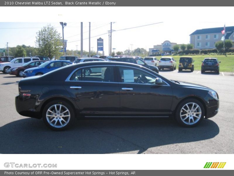 Black Granite Metallic / Ebony 2010 Chevrolet Malibu LTZ Sedan