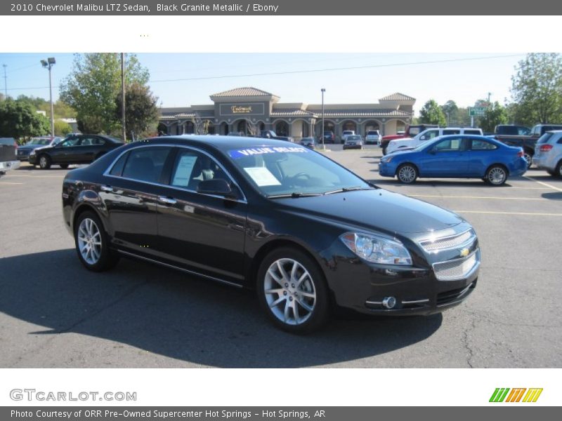 Black Granite Metallic / Ebony 2010 Chevrolet Malibu LTZ Sedan