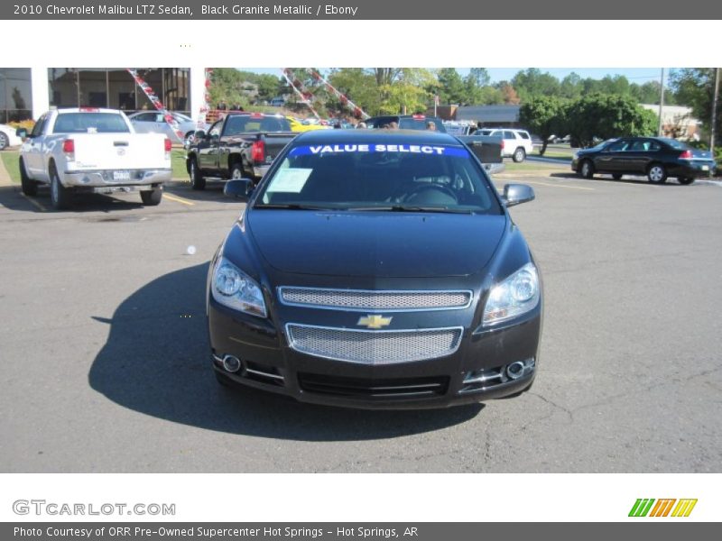 Black Granite Metallic / Ebony 2010 Chevrolet Malibu LTZ Sedan