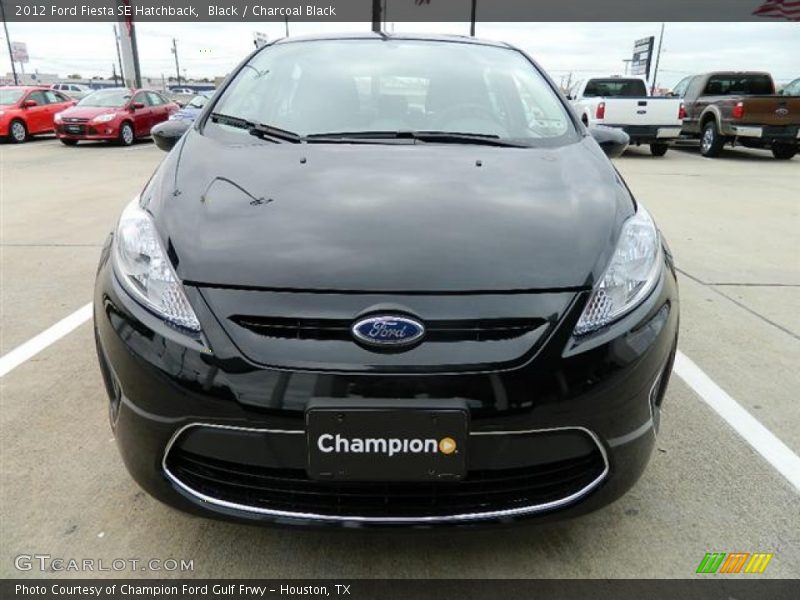 Black / Charcoal Black 2012 Ford Fiesta SE Hatchback